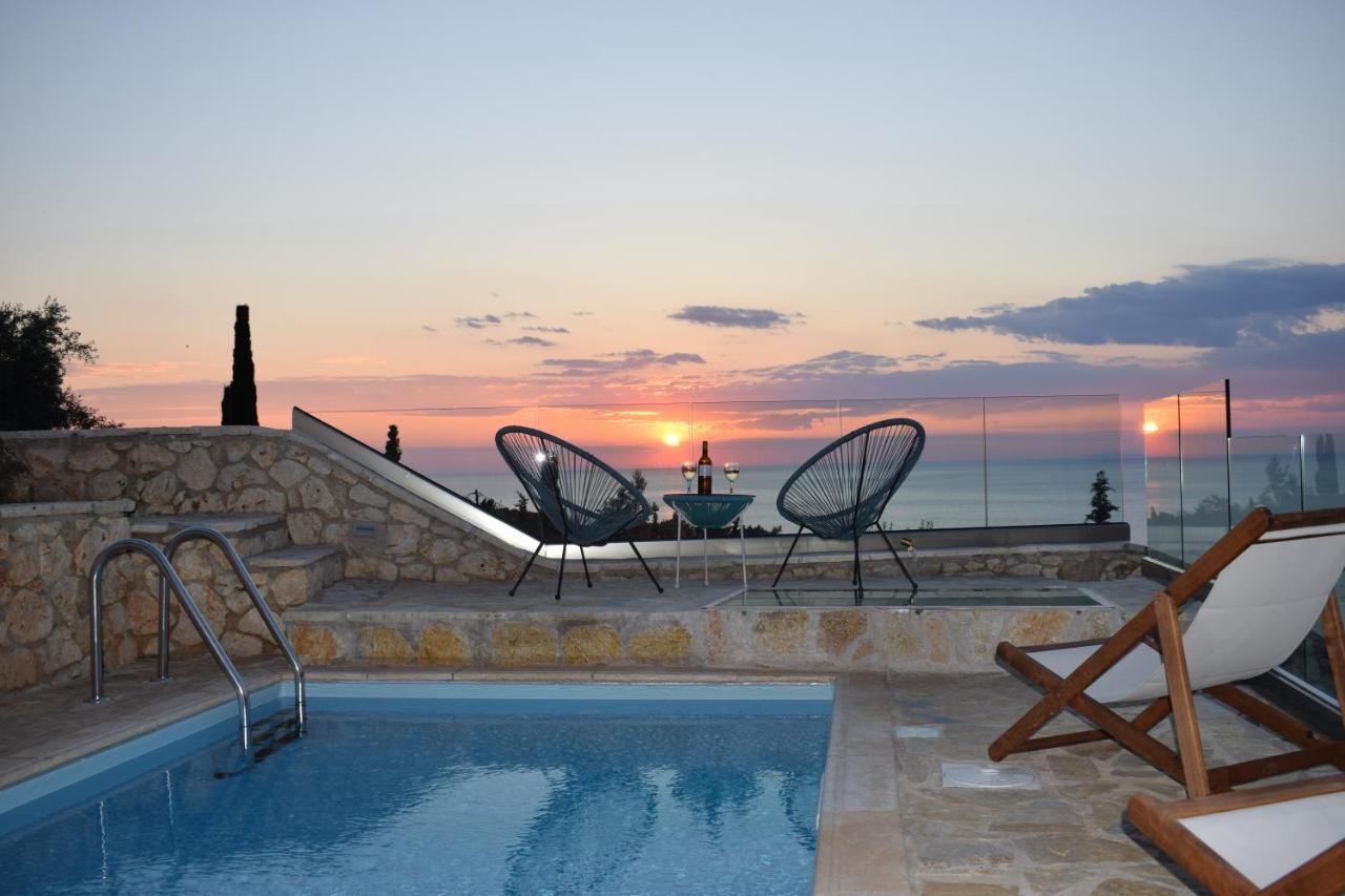 Villa Thetis With Private Pool Where The Sunsets Fade Away Айос-Нікітас Екстер'єр фото