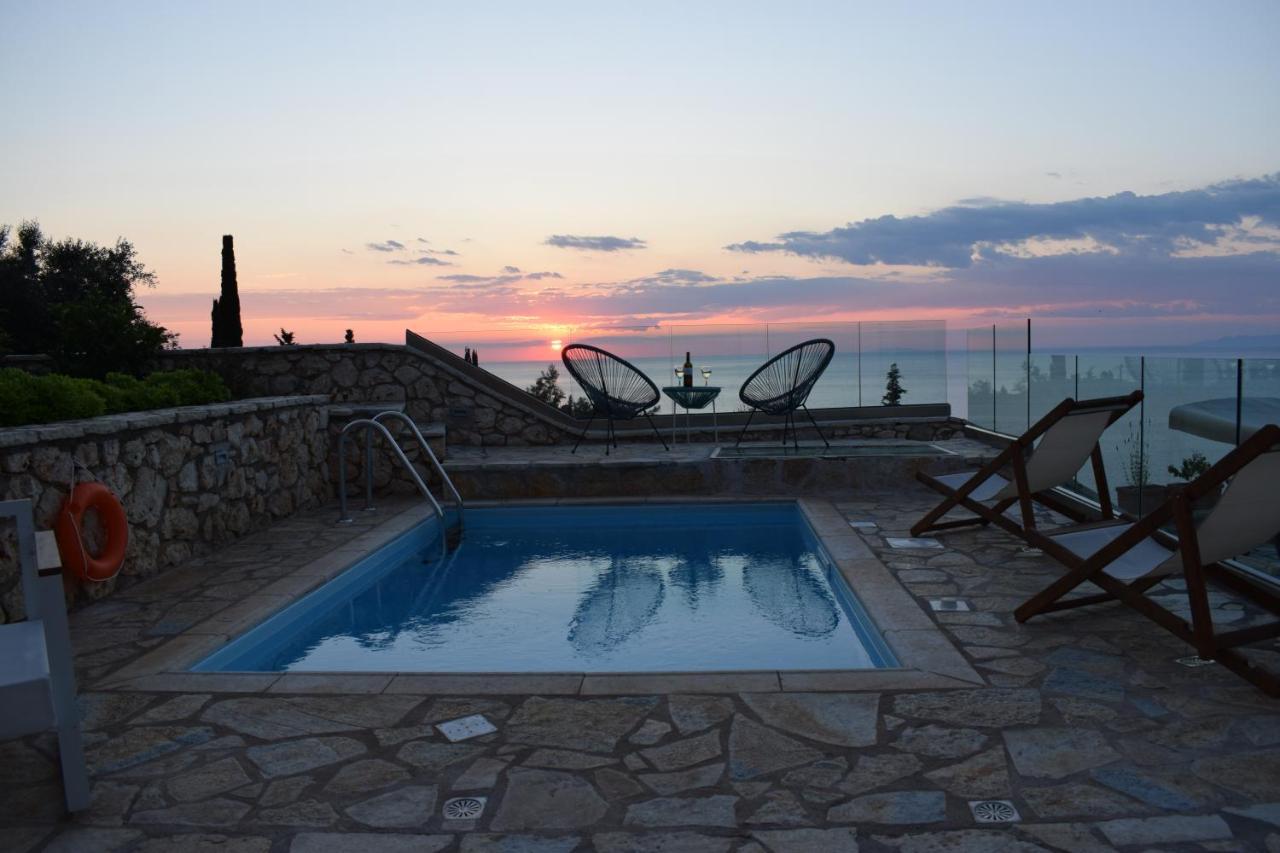 Villa Thetis With Private Pool Where The Sunsets Fade Away Айос-Нікітас Екстер'єр фото