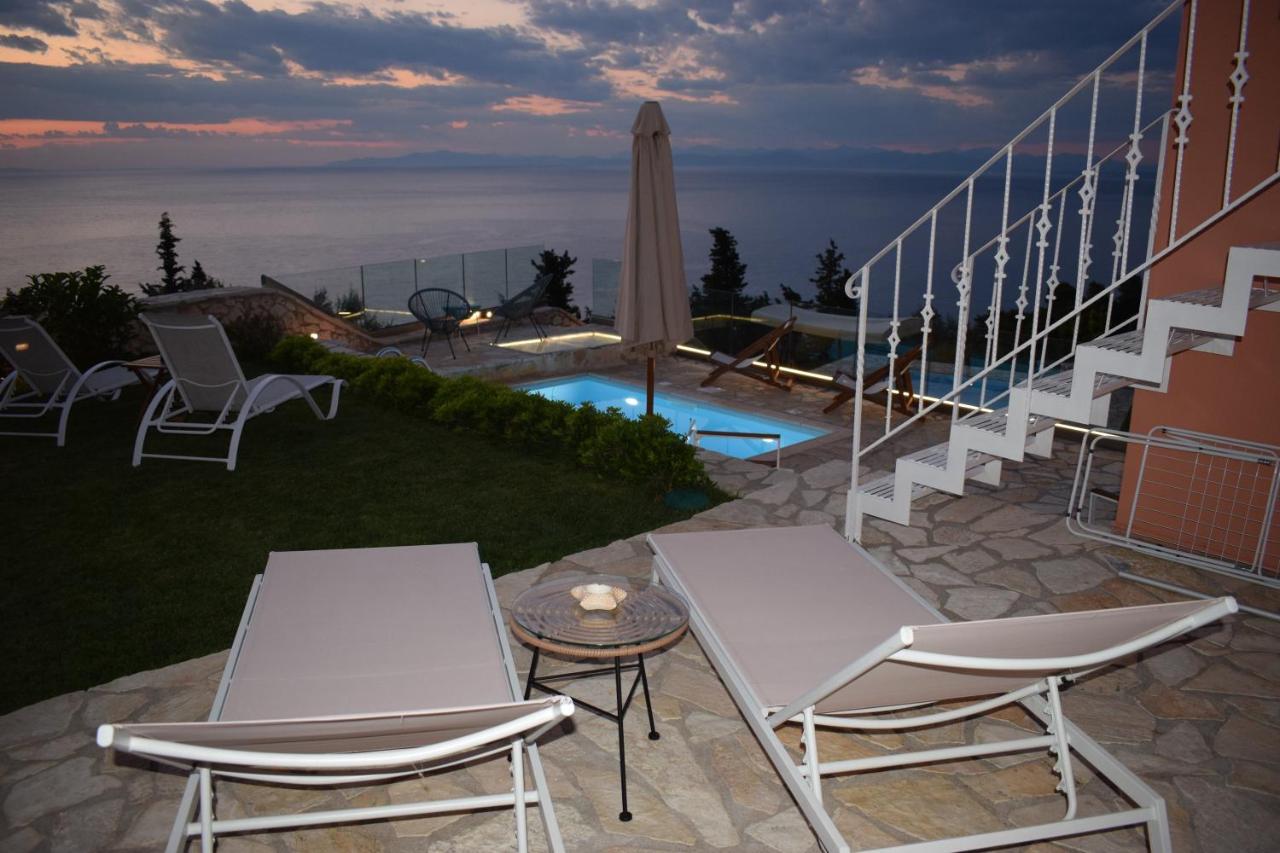 Villa Thetis With Private Pool Where The Sunsets Fade Away Айос-Нікітас Екстер'єр фото